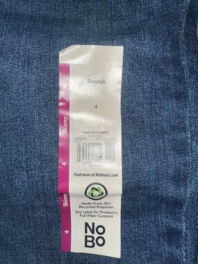 NOBO Women’s Dark Wash Skinny Jeans - Blue